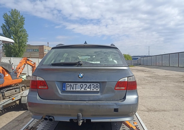 BMW Seria 5 cena 5900 przebieg: 260000, rok produkcji 2007 z Sieraków małe 67